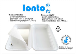 Ionto allas - Ionto tråg    50 kpl/ltk  st/box
